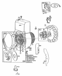 Blower HsgFlywheelRewind Diagram and Parts List for 130412-0106-01  Briggs and Stratton Engine